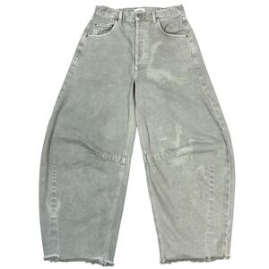 Citizens of Humanity Horseshoe Barrel Jeans 27 Cinder Curved Leg *READ: Bleached